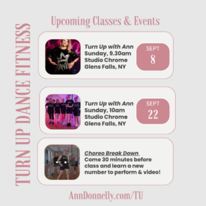 Turn Up Dance Fitness Upcoming Events